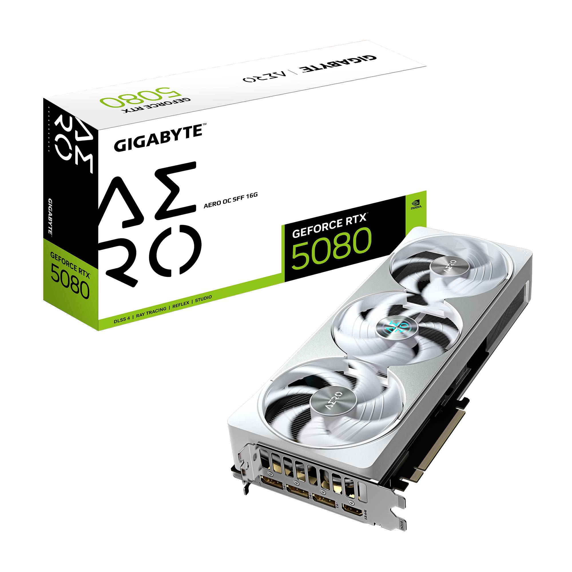 Tarjetas de Video GIGABYTE GV-N5080AERO OC-16GD